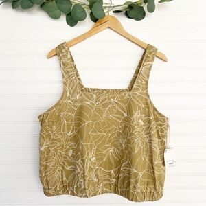 a.n.a Womens Square Neck Sleeveless Tank Top Size XL NEW